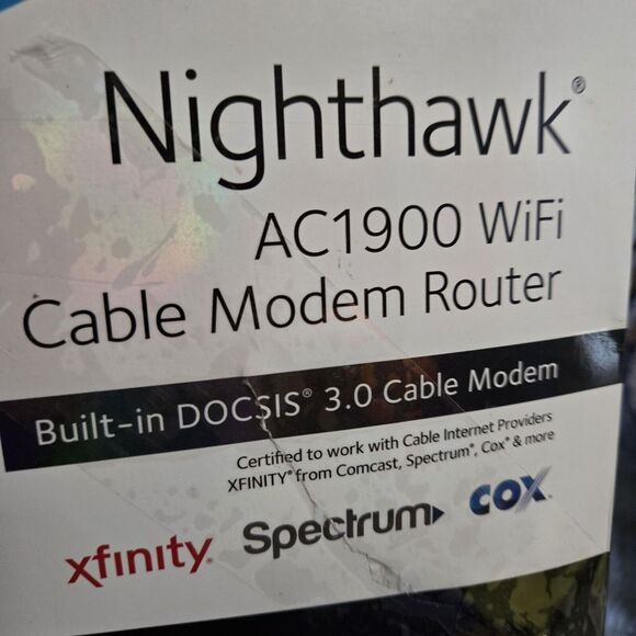 NETGEAR Nighthawk AC1900 4 Wireless Wi-Fi Router Tested Working C1L - Picture 2 of 10